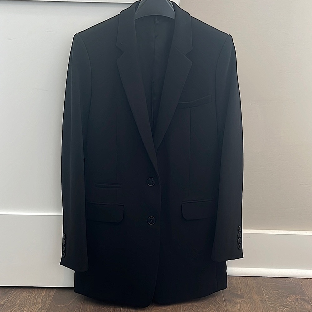 NWOT - Helmut Lang long black blazer - size 2